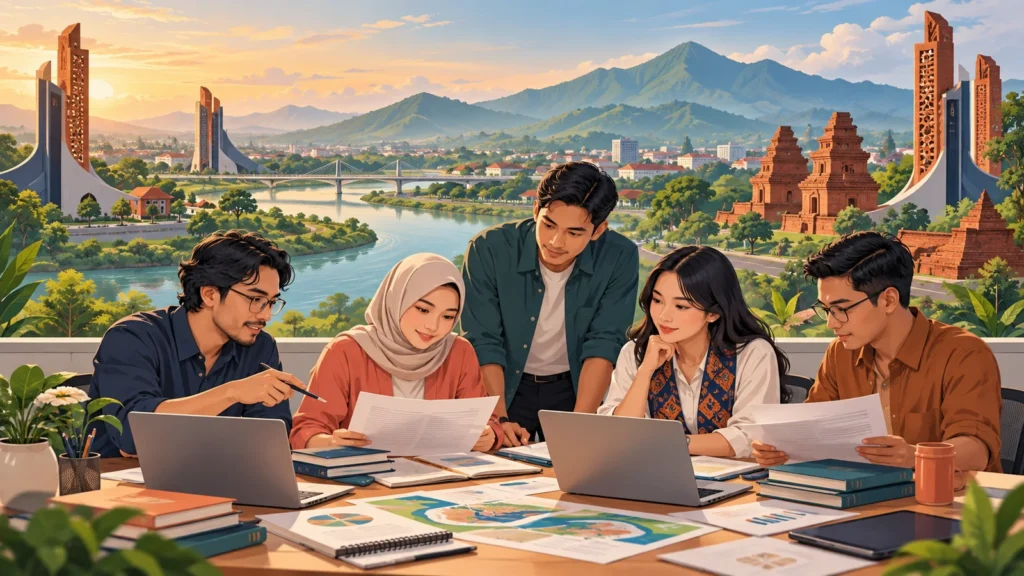 Ilustrasi tim editorial Apotek BPJS Mojokerto meneliti sumber informasi